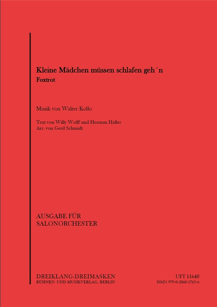 Kleine Mädchen müssen schlafen geh'n